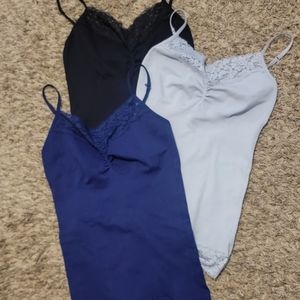 Lot Of 3 Dreamwear Shapewear Camisoles/Tanks, Sz Med